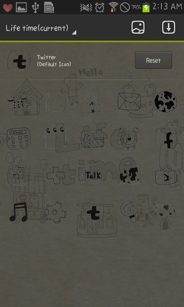 Life time Go Launcher EX - Preview 1