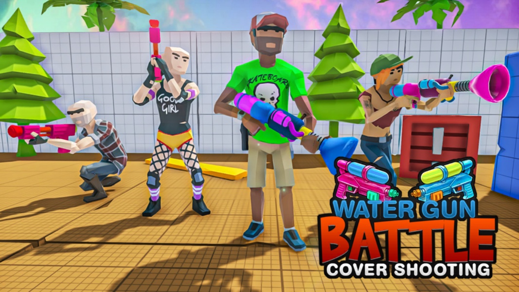 Water Gun Battle - Cover Shooty - Preview 5