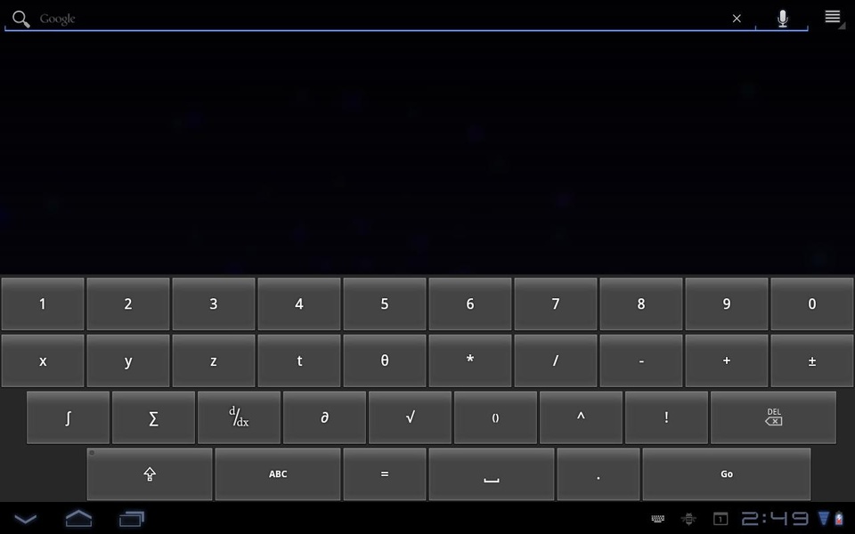 Math Keyboard - Preview 2