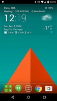 Transparent clock and weather for Android 1