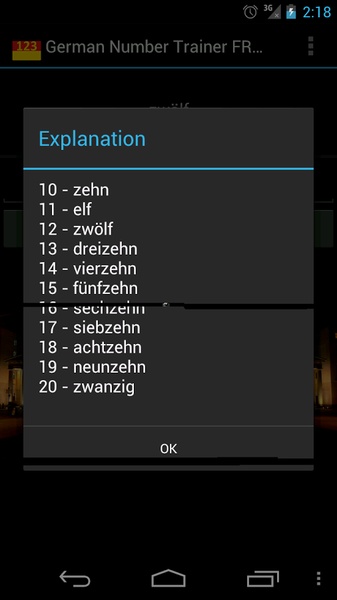 German Numbers Trainer FREE - Preview 1