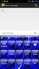 Theme x TouchPal Glass Blue Galaxy screenshot 3