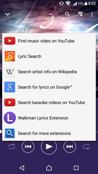 Walkman Lyrics Extension - Preview 1