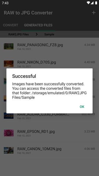 RAW to JPG Converter - Preview 2
