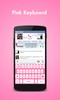 Pink Keyboard screenshot 3