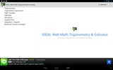 IDEAL Web Math Trigonometry & Calculus screenshot 9