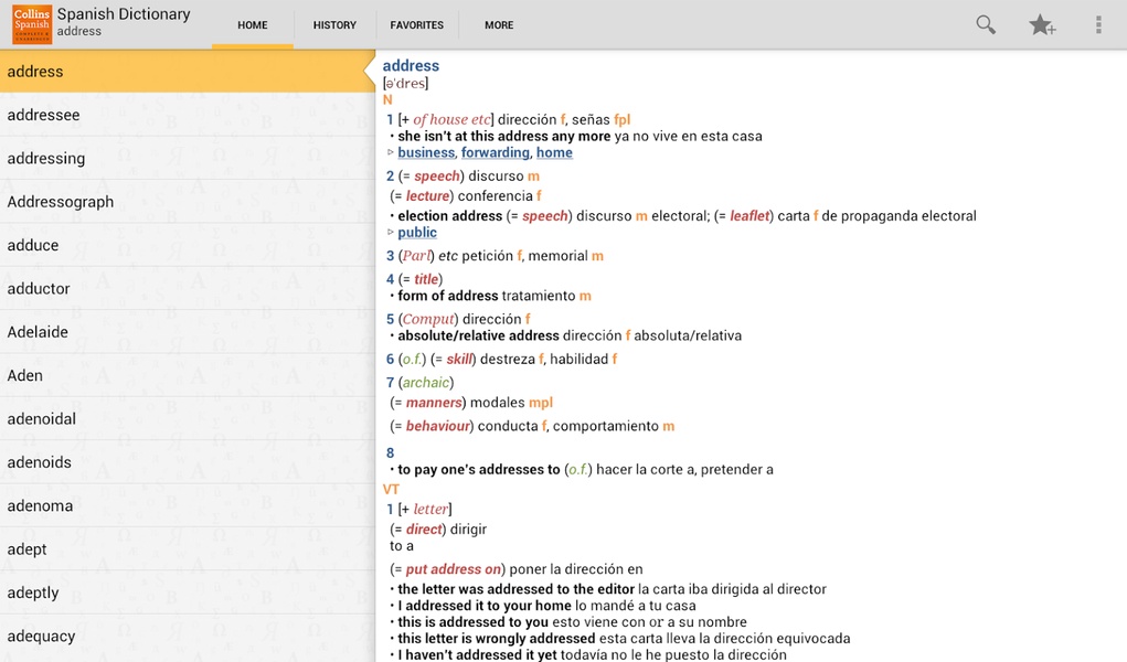 Collins Spanish Dictionary - Complete & unabidged - Preview 5
