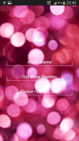 GO Keyboard Glow Pink Theme - Preview 9