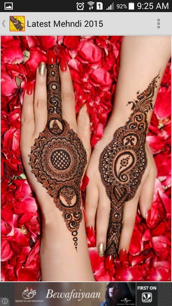 Latest Mehndi Design 2015 - Preview 4