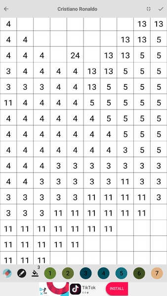 Pixel football logos : Sandbox color by numbers - Preview 6
