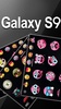 Black Galaxy S9 Keyboard Theme screenshot 1