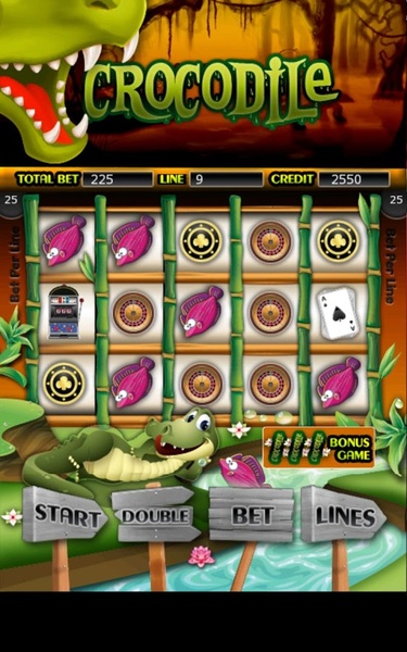 Schermata dell app Crocobet che mostra le slot