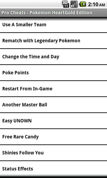 Pokemon HeartGold Cheats (Complete, Fully-Tested List)
