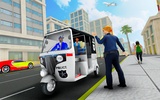 Police Tuk Tuk Rickshaw Games screenshot 1