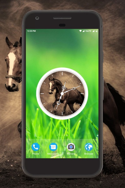 Horse Clock Live Wallpaper - Preview 2