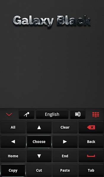Samsung Galaxy Black Keyboard - Preview 3
