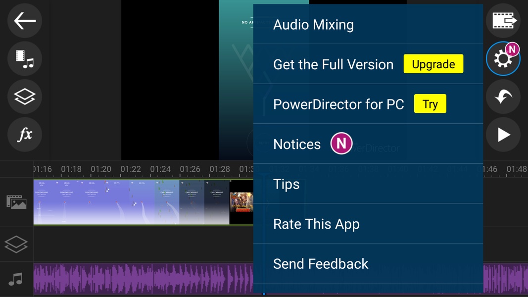 PowerDirector for Android - Download the APK from Uptodown