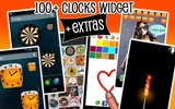 100+ Clocks Widget + Extras screenshot 1
