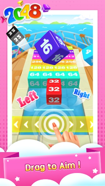 Lucky 2048 - Cube Merge Game - Preview 2