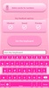 Pink Love Keyboard Theme screenshot 4