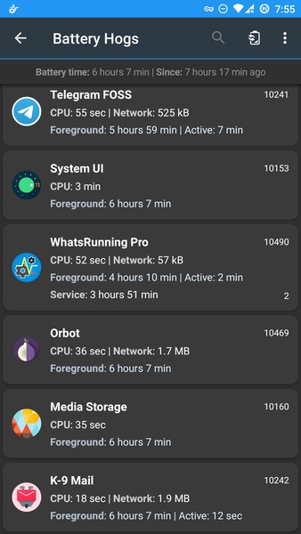 WhatsRunning Demo - Preview 1