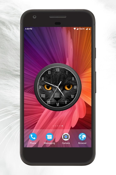 Cat Clock Live Wallpaper - Preview 3