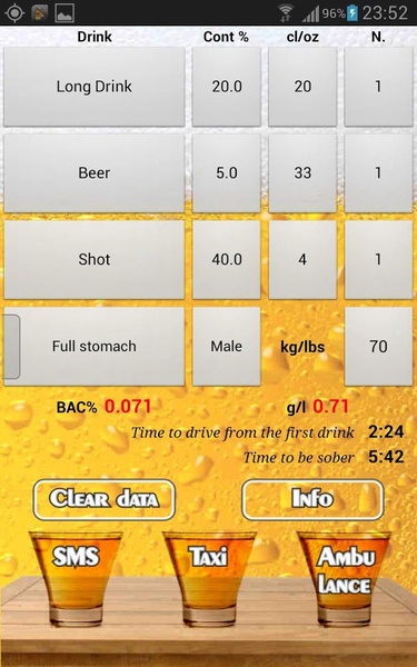 AlcoholTestEngFree - Preview 7