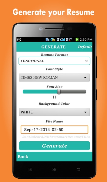 Smart Resume Builder - Preview 2