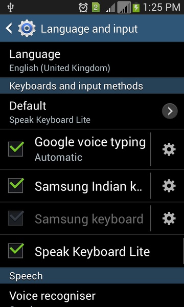 Speak Keyboard Lite - Preview 7