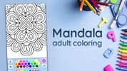 Mandala coloring book adults screenshot 2
