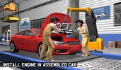 Sports Car Maker Factory: Auto Car Mechanic Games screenshot 12