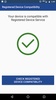 Registered Device Compatibility screenshot 2