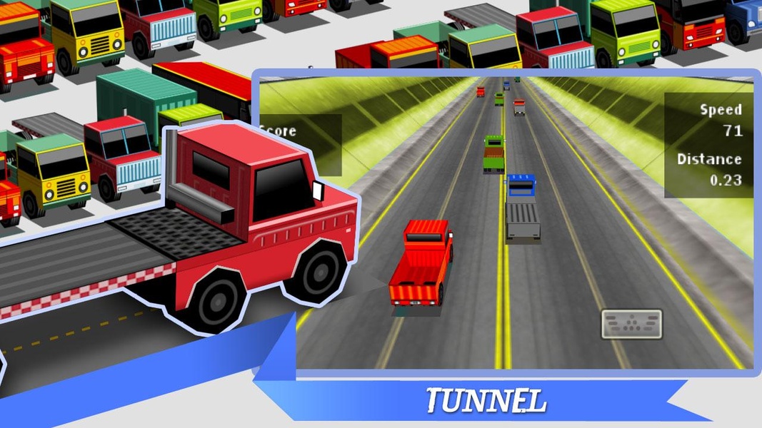 Truck Traffic Racing3D - Preview 1