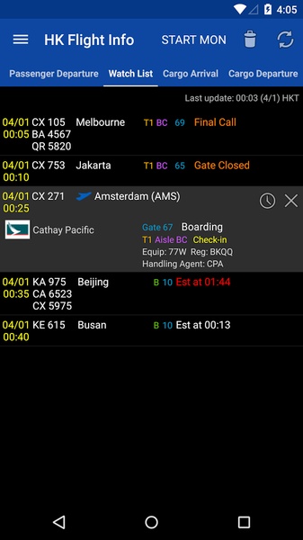 Hong Kong Flight Info - Preview 6
