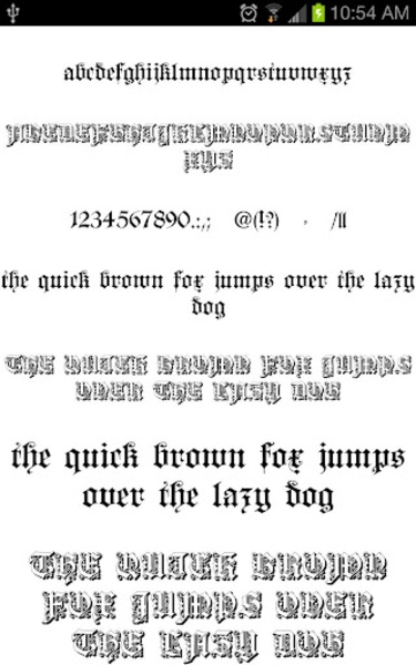Gothic Fonts - Preview 4