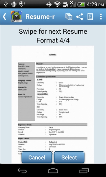 Resume-r - Preview 2