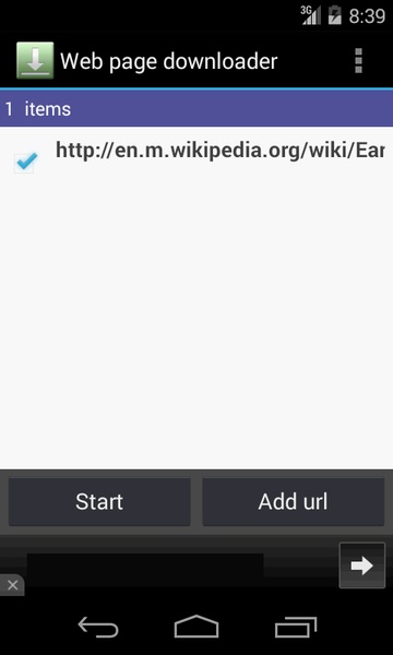 Web page downloader - Preview 2