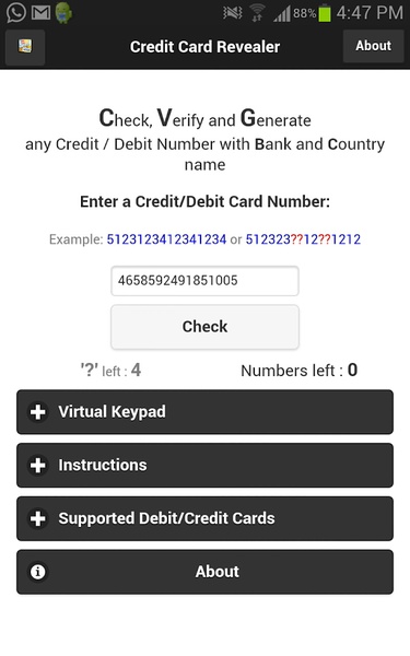 Credit Card Revealer - Preview 6