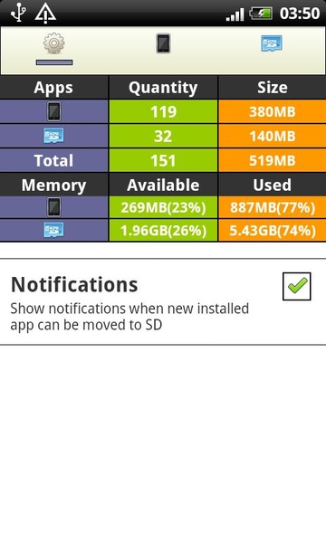 APP2SD Easy - Preview 2