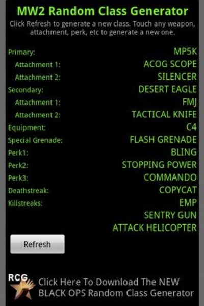 MW2 Random Class Gen - Preview 1