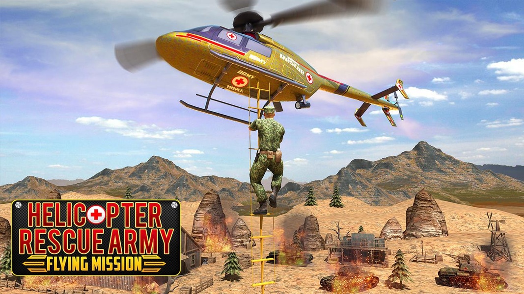 Helicopter Rescue Army Flying Mission - Preview 14