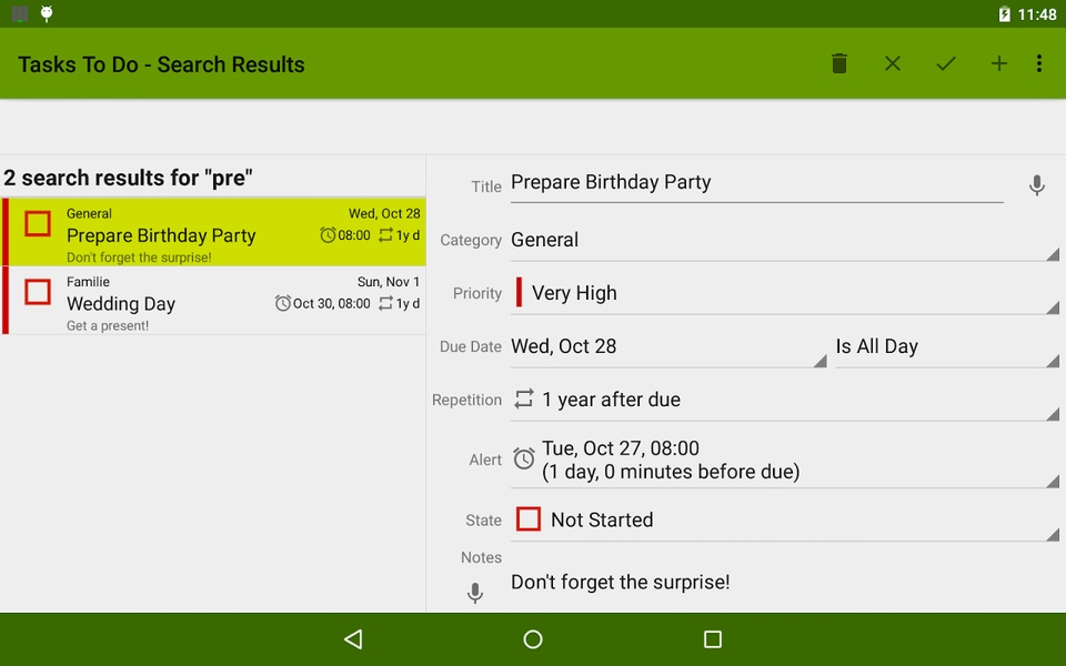 Tasks To Do Free - Preview 1