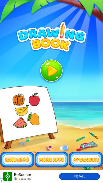 Fruits Coloring Book - Preview 2