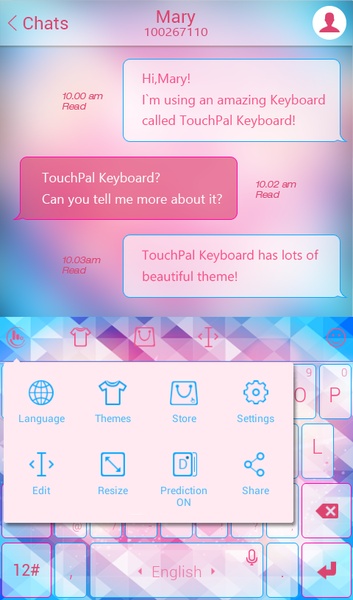 Happy Holiday TouchPal Theme - Preview 2