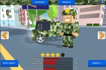 Blocky Army City Rush Racer screenshot 2
