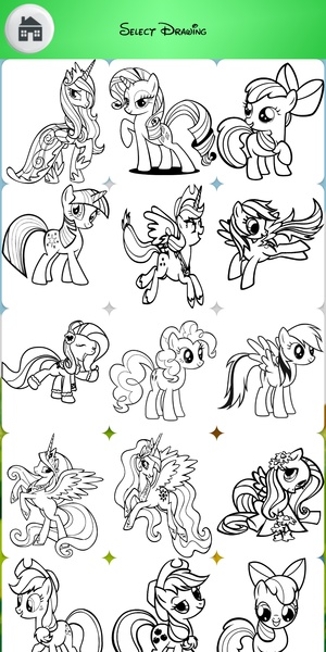 Coloring Book for Pony - Preview 2