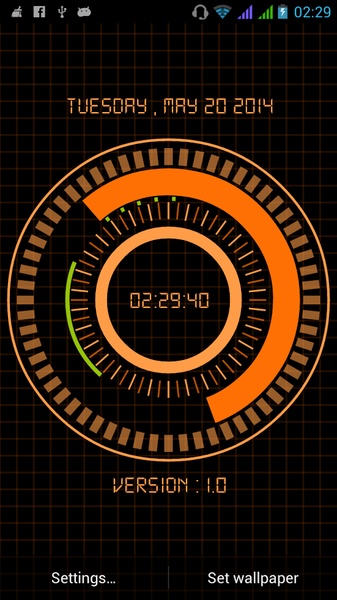 Animated Digital Clock Free - Preview 4