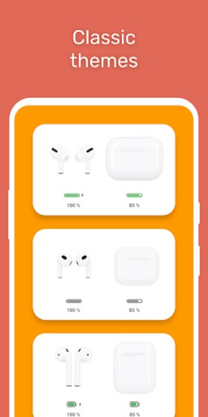 MaterialPods: AirPods battery for Android