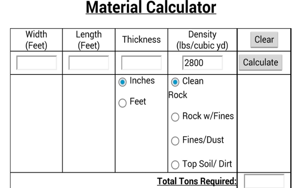 Material Calculator - Preview 2