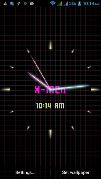 Laser Analog Clock Free - Preview 1